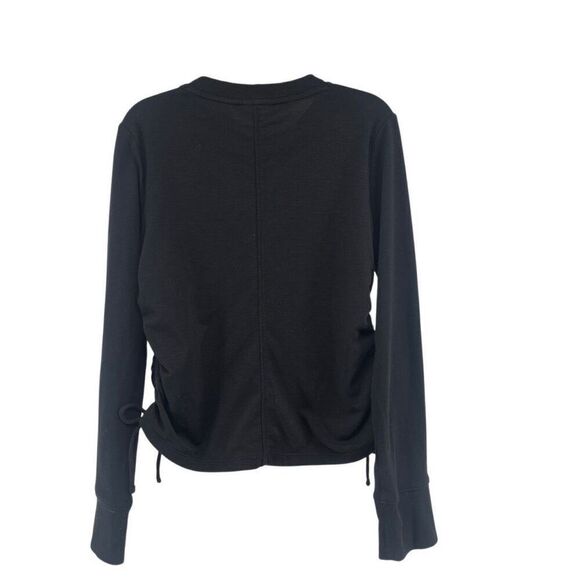 Zella Girl’s Black Drawstring Long Sleeve Pullover Top XS 5/6 - Picture 2 of 11